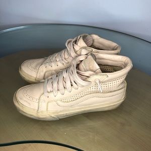 Nude Soft Leather Vans